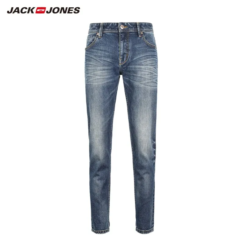 JackJones мужские осенние темно цветные тонкий обтягивающий прилегающий джинсы