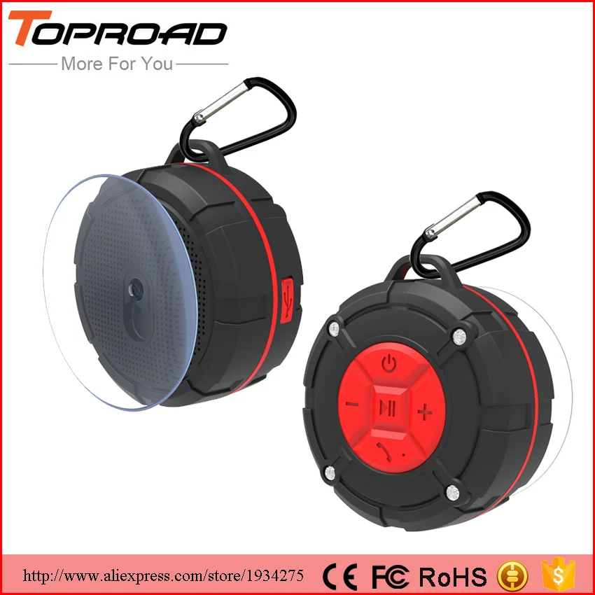 Водонепроницаемый велосипедный динамик TOPROAD Bluetooth колонка с громкая связь