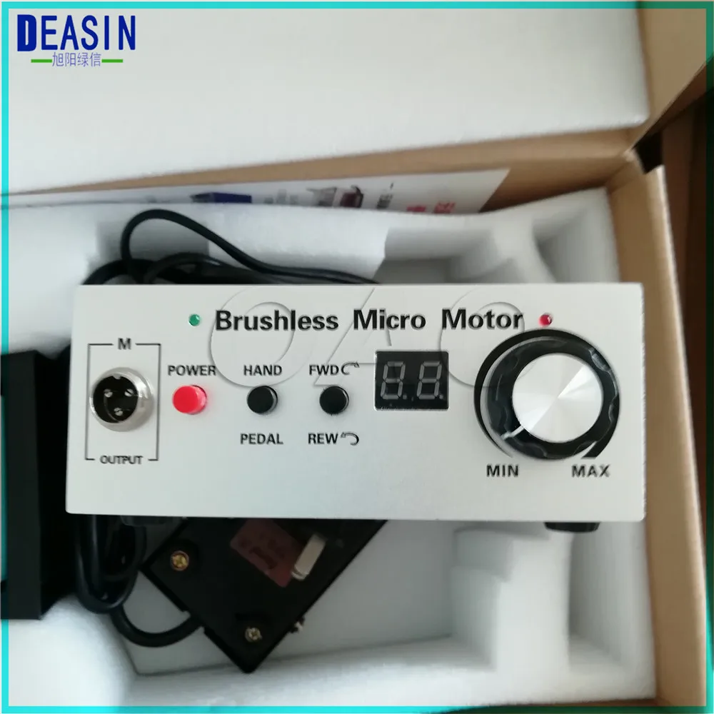 Dental jewelry polishing machine 50, 000 RPM Brushless Micromotor Controller