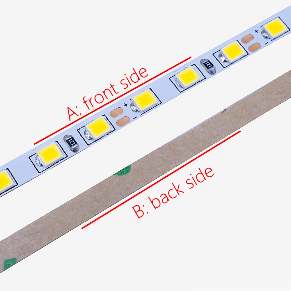 Hello рыбы 5 мм Ширина м 2835 600 SMD светодиодные полосы 12 В flexible120 LED/м Светодиодная лента