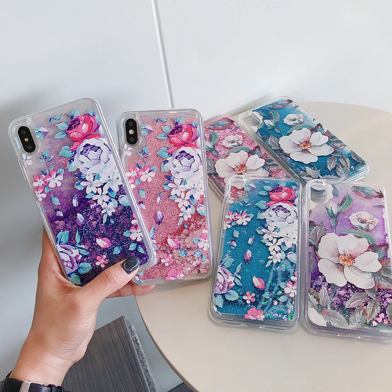 Мягкий чехол KISSCASE Flower для iPhone XS MAX XR X 7 Plus прозрачные настоящие сушеные чехлы 8 6 6S