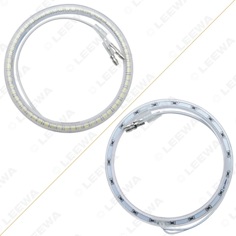 LEEWA автомобильный LED Halo кольца ангельские глазки DRL фара для Chevrolet Captiva S3X (06 2011) свет