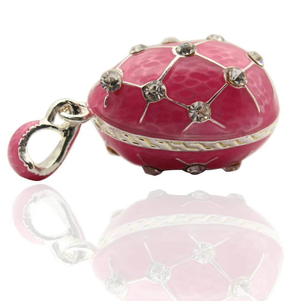 Подходит для всех брендов розового российского яйца кулон ожерелье Ювелирное