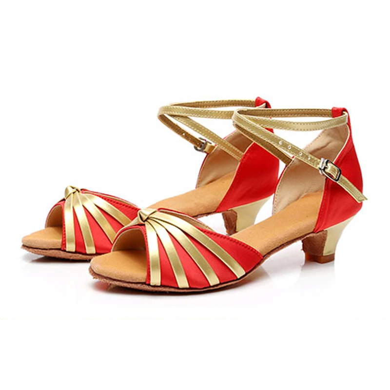 Туфли для латиноамериканских танцев обувь на низком каблуке бальных сальса