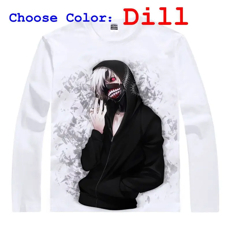 Coolprint японский Футболка с изображением в стиле аниме Tokyo Ghoul футболки мульти стиль