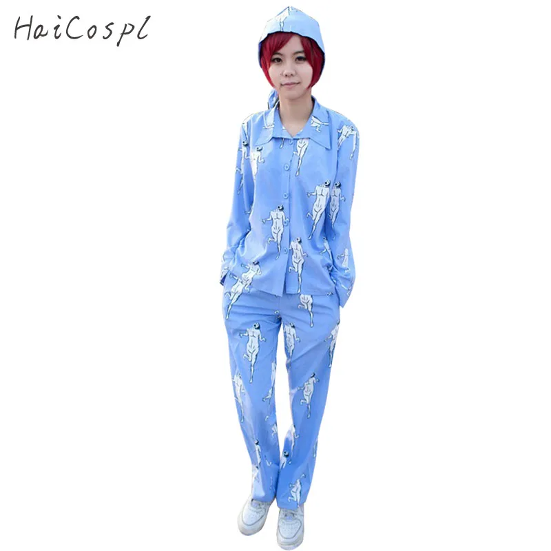 Пижама для косплея из атаки на Титанов костюм аниме топ с длинными рукавами и