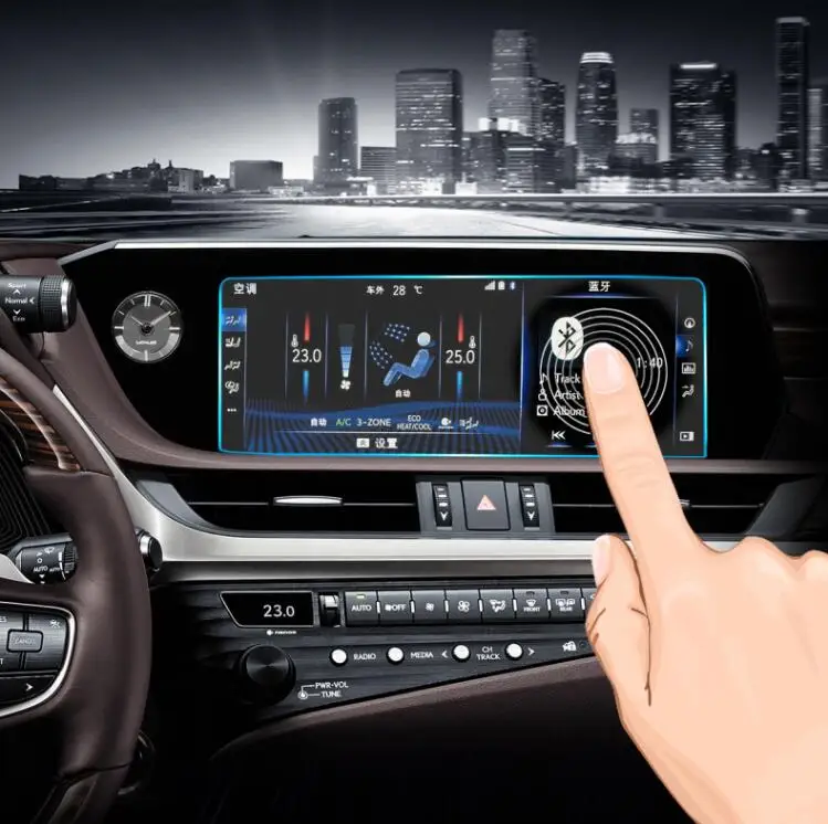Закаленное стекло для автомобиля 8 дюймов защитная пленка наклейка GPS