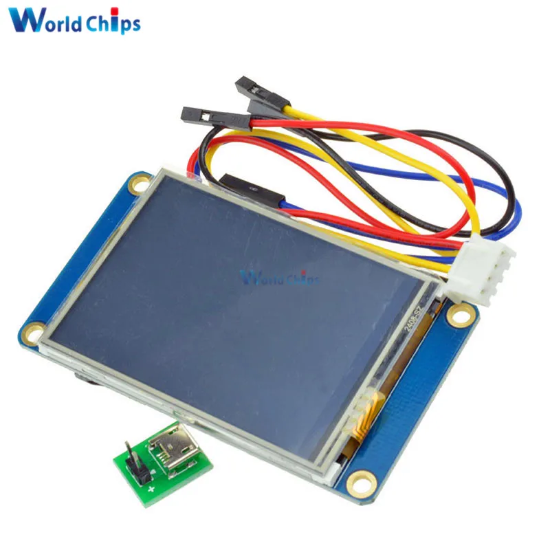 Резистивный сенсорный экран USART UART HMI ЖК модуль для Arduino Raspberry Pi 2 A + 5 шт. 4 дюйма TFT