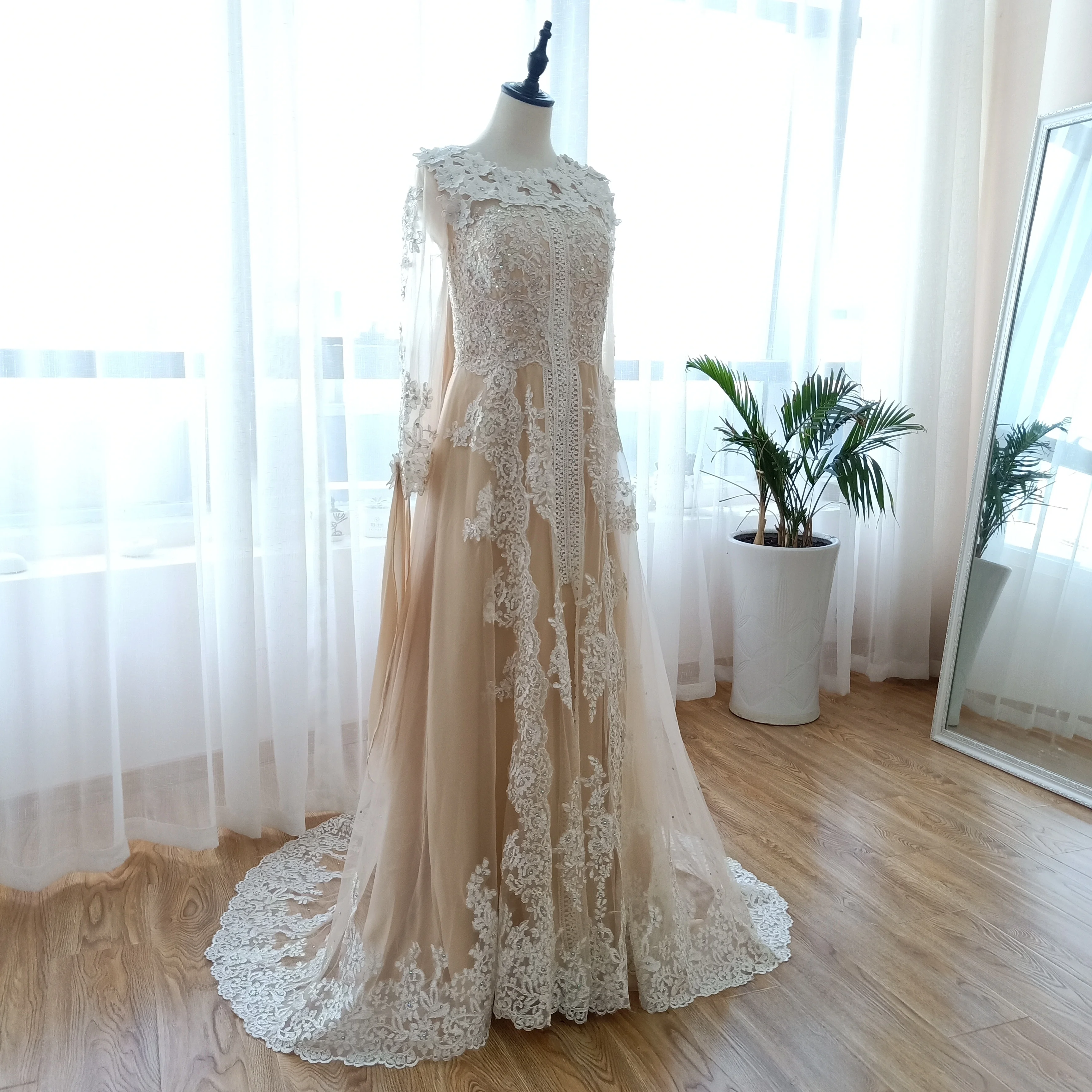 Роскошное Caftan Марокканское мусульманское абайя в Дубае вечернее платье с