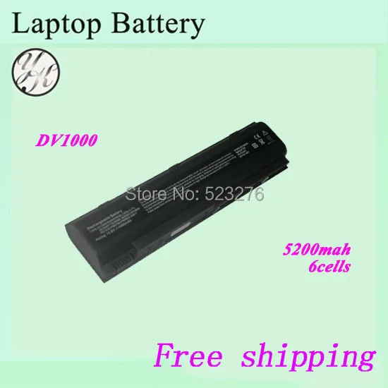 Совершенно новый аккумулятор DV1000 для ноутбука HP Pavilion DV1100 D1200 DV1300 DV1400 DV1500 DV1600