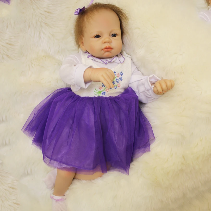 50 см силиконовые куклы reborn baby Sleeping дешевые виниловые для новорожденных принцесс