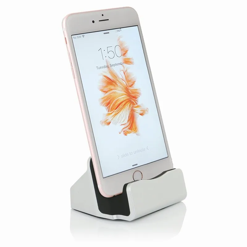 Металлическая Подставка для зарядки iPhone Xs Max XR X док станция iphone 7 8 6 6s plus зарядная 5