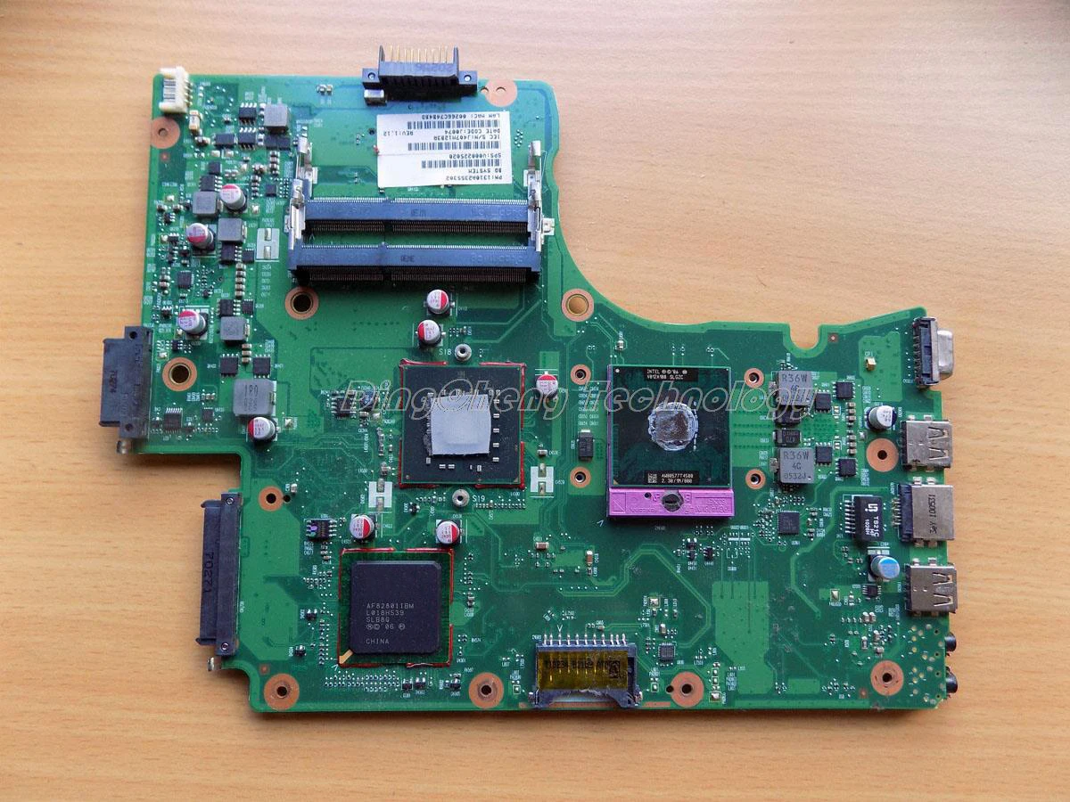 Материнская плата для ноутбука Toshiba Satellite C650 C655 V000225020 GM45 DDR3 100% полностью