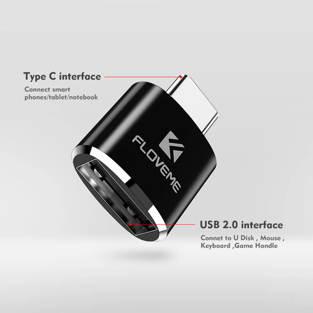 FLOVEME USB 2 0 Мужской конвертер адаптер зарядное устройство Кабо OTG Тип C для Samsung Galaxy S9