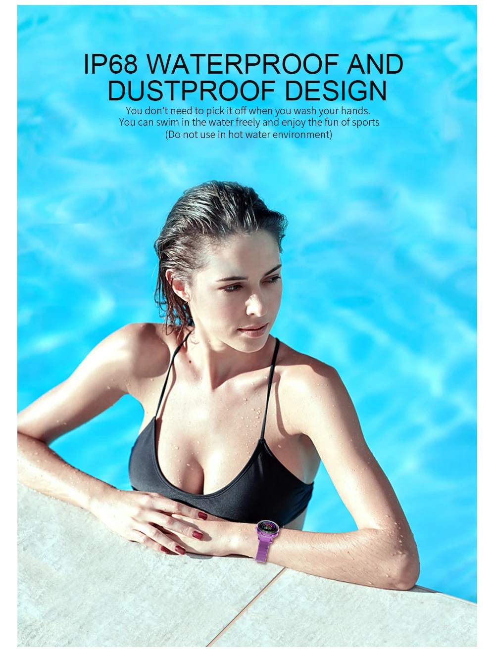 Новые женские Смарт часы H2 plus с Android Bluetooth фитнес трекер пульсометр кровяное