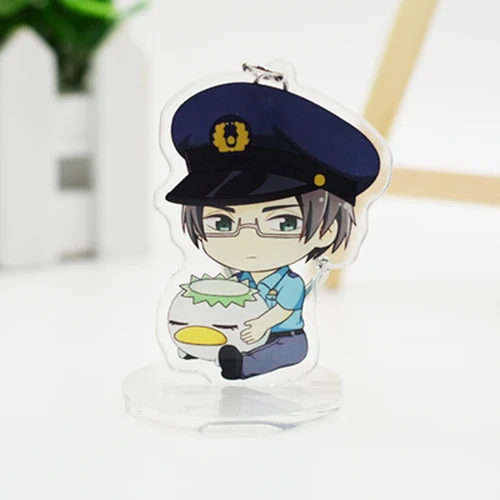 SARAZANMAI Jinnai Enta Akutsu Mabu Yasaka Kazuki Reo Niiboshi аниме-волосы косплэй костюм парик игры роль кольцо для ключей стенд пластины подарок