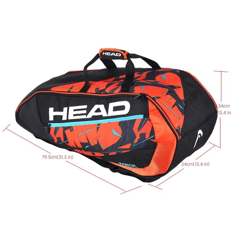 Оригинальная теннисная сумка HEAD Мюррей Radical 9 Rackets Monster профессиональный мужской