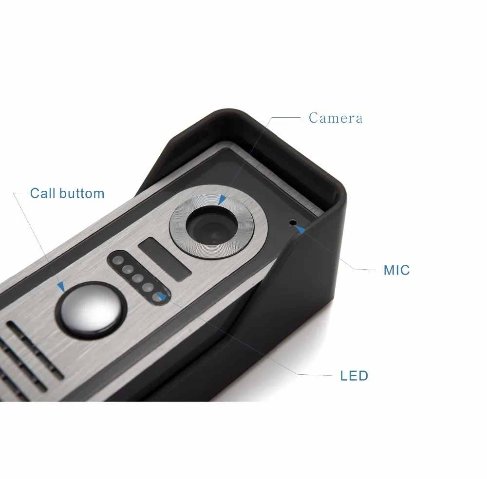 SmartYIBA LCD TFT Video Entryphone Intercoms for Private Homes 1000TVL Doorbell Night Vision Camera Hands Free Door Phone | Безопасность