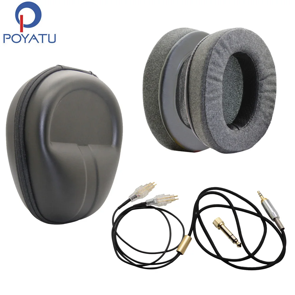 Наушники POYATU с аудиокабелем для Sennheiser HD650 наушники вкладыши HD600 чехол наушников