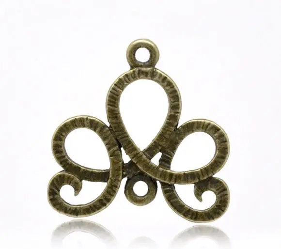 

DoreenBeads Retail Antique Bronze Flower Connectors 21x21mm,sold per pack of 50