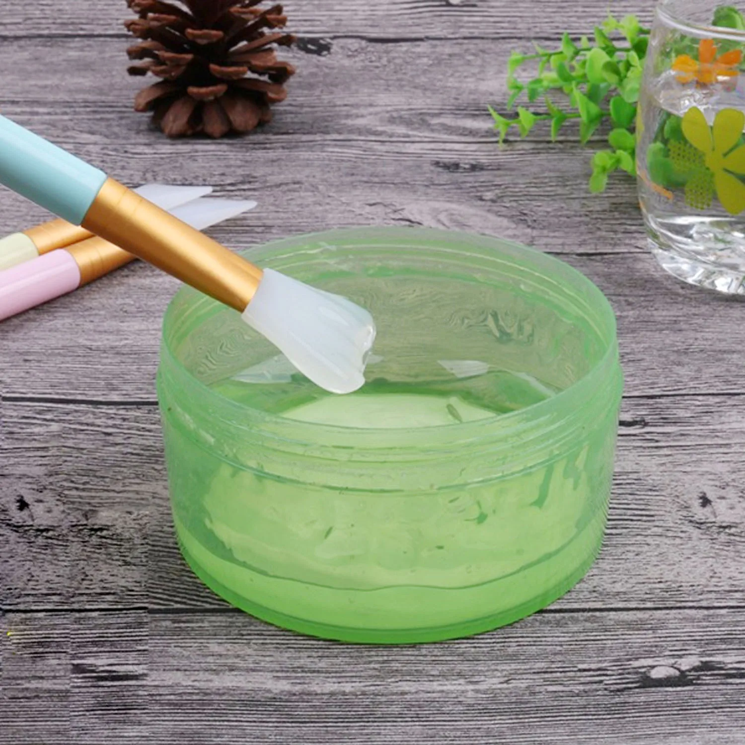 Силиконовая Косметическая маска для макияжа лица грязевой аппликатор кисть