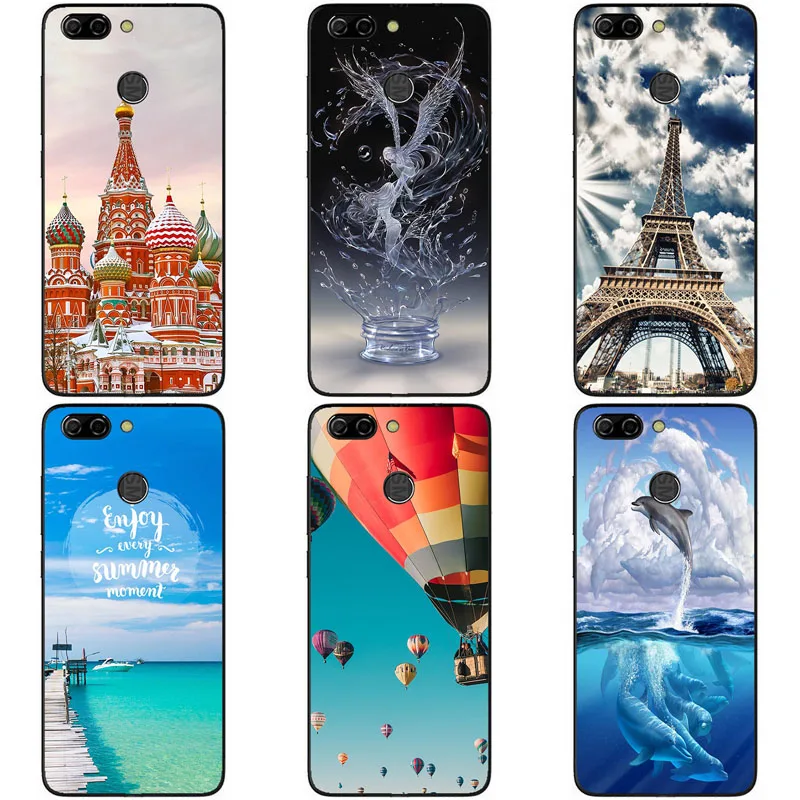 Чехол для ZTE Blade V9 Vita мягкий силиконовый чехол из мягкого ТПУ с рисунком кота и