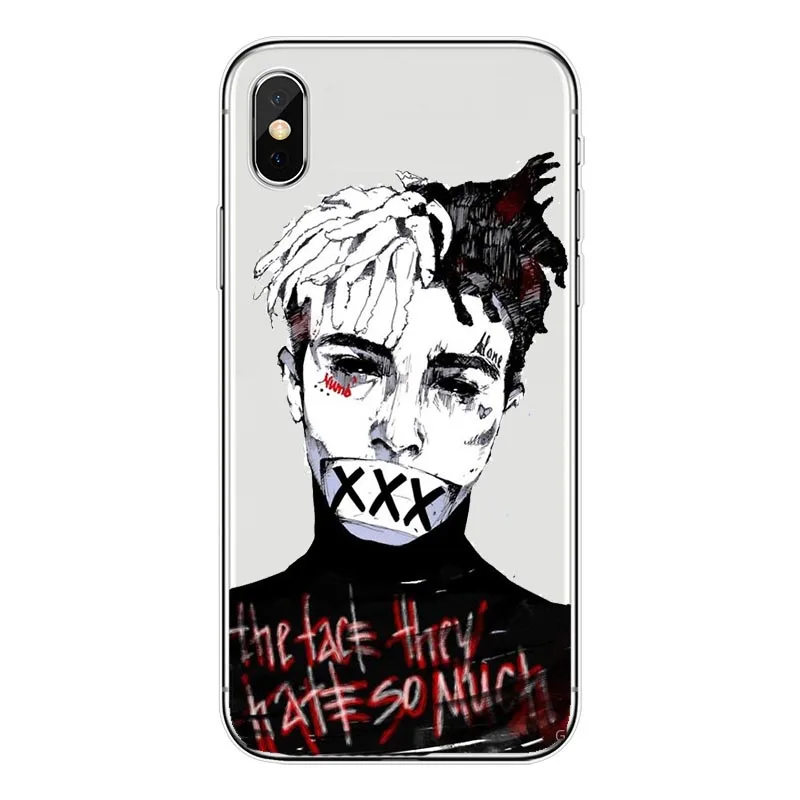 Горячий чехол матовый Жесткий Пластиковый Xxxtentacion для iPhone XS Max 8 8Plus XR 6SPlus 5S SE