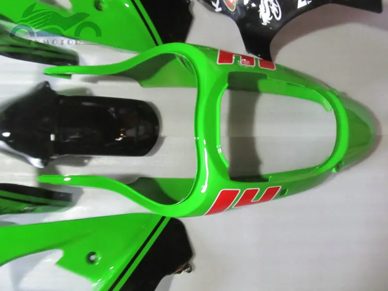 Custom full set fairing kits for KAWASAKI Ninja ZX9R 00 01 ABS plastic sports fairings kit 2000 2001 ZX 9R green body repair | Автомобили