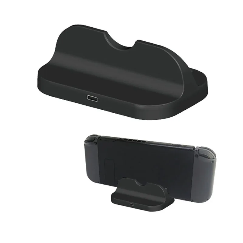 

Портативная дорожная зарядная док-станция USB 3,0 Type C, подставка-держатель для зарядного устройства для консоли Nintendo Switch NS, черное хранилище
