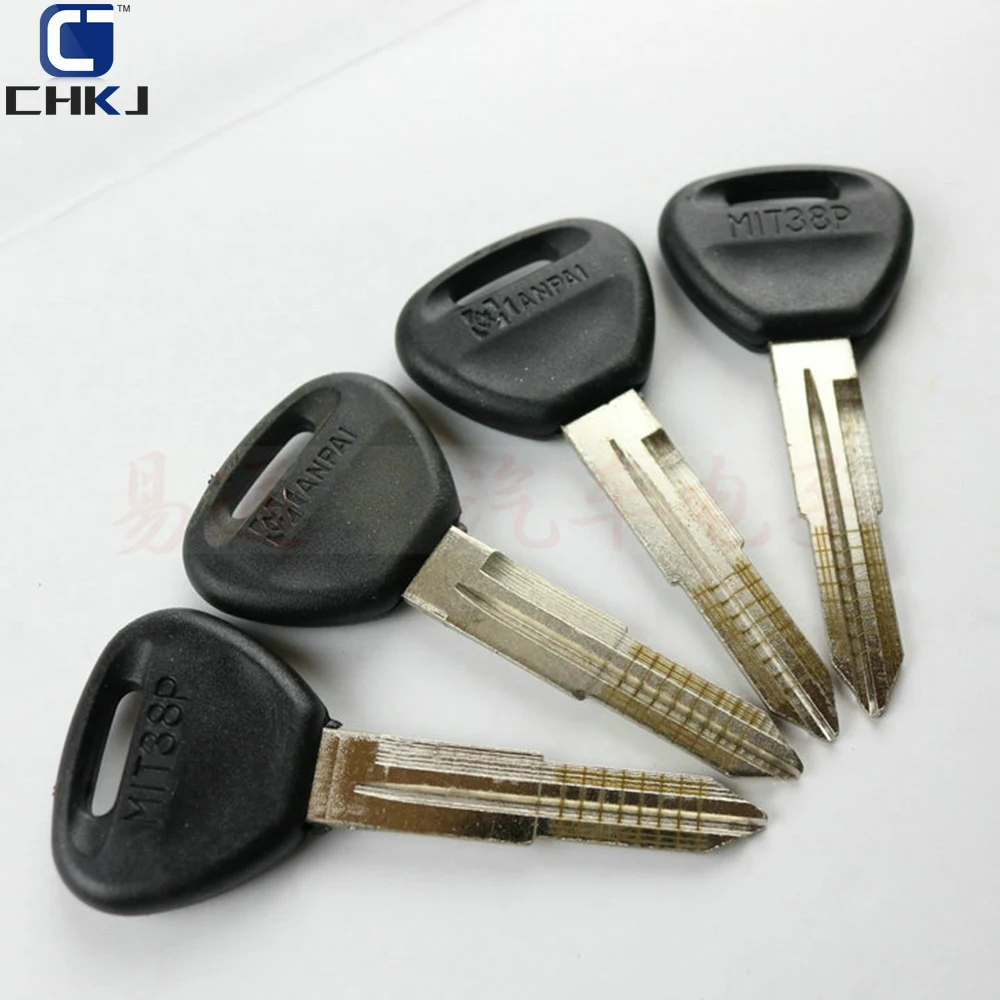 CHKJ 10 шт./лот Выгравированный линейный ключ для 2 в 1 LiShi MIT8 весы ножницы зубы Заготовка ключа замка зажигания автомобиля слесарные инструменты для Fiat