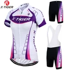 Женский велосипедный комплект X-Tiger Pro, одежда для горных велосипедов, Женская велосипедная одежда для гонок, одежда для велоспорта, одежда для велоспорта, велосипедный комплект из Джерси
