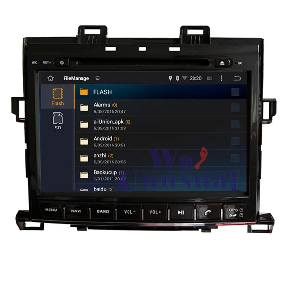 GPS навигатор wanобычно 9 дюймов Восьмиядерный процессор 32 ГБ Android 6 0 для Toyota Alphard 2007