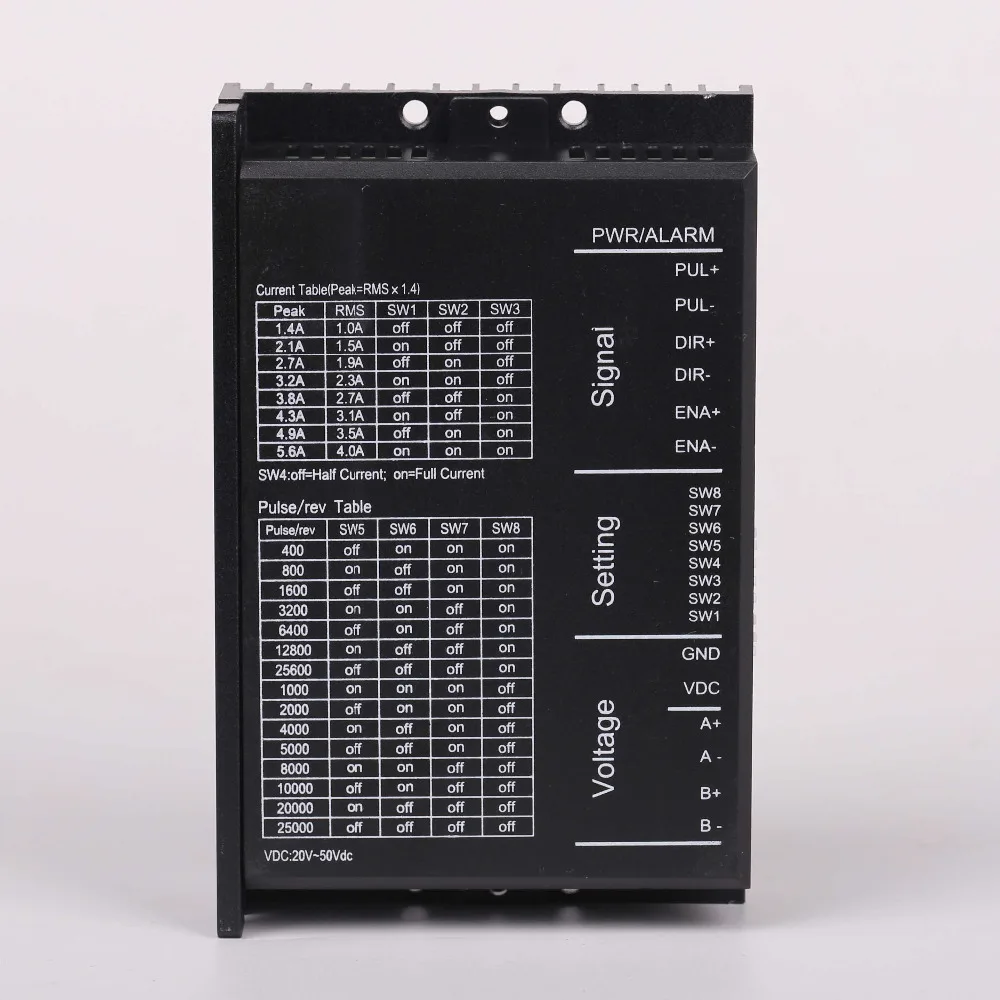 DC36V bldc драйвер двигателя цифровой DSP контроль 5.6A Драйвер шагового MC556E для 57/86 мм