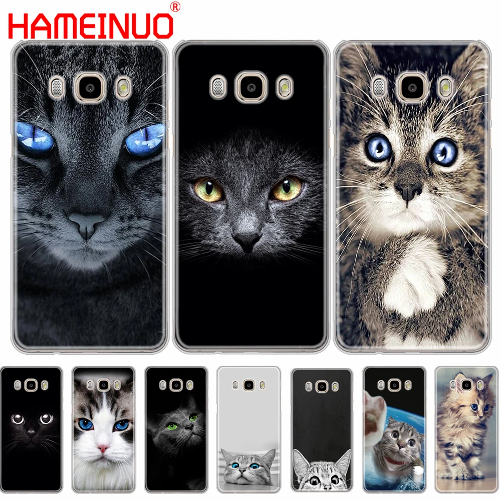 HAMEINUO чехол для телефона с изображением кошек и зеленых глаз Samsung Galaxy J1 J2 J3 J5 J7 MINI ACE