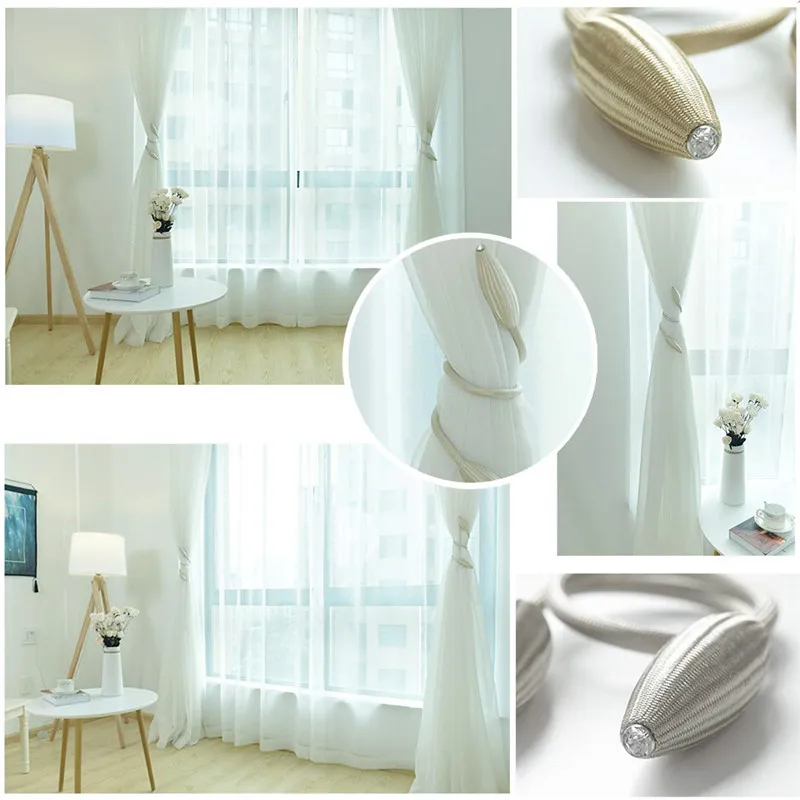 

1Pcs Strong Curtain Tiebacks Metallic Curtain Clips Holder Home Office Arbitrary Shape Creative Decorative Gordijn Embrasses