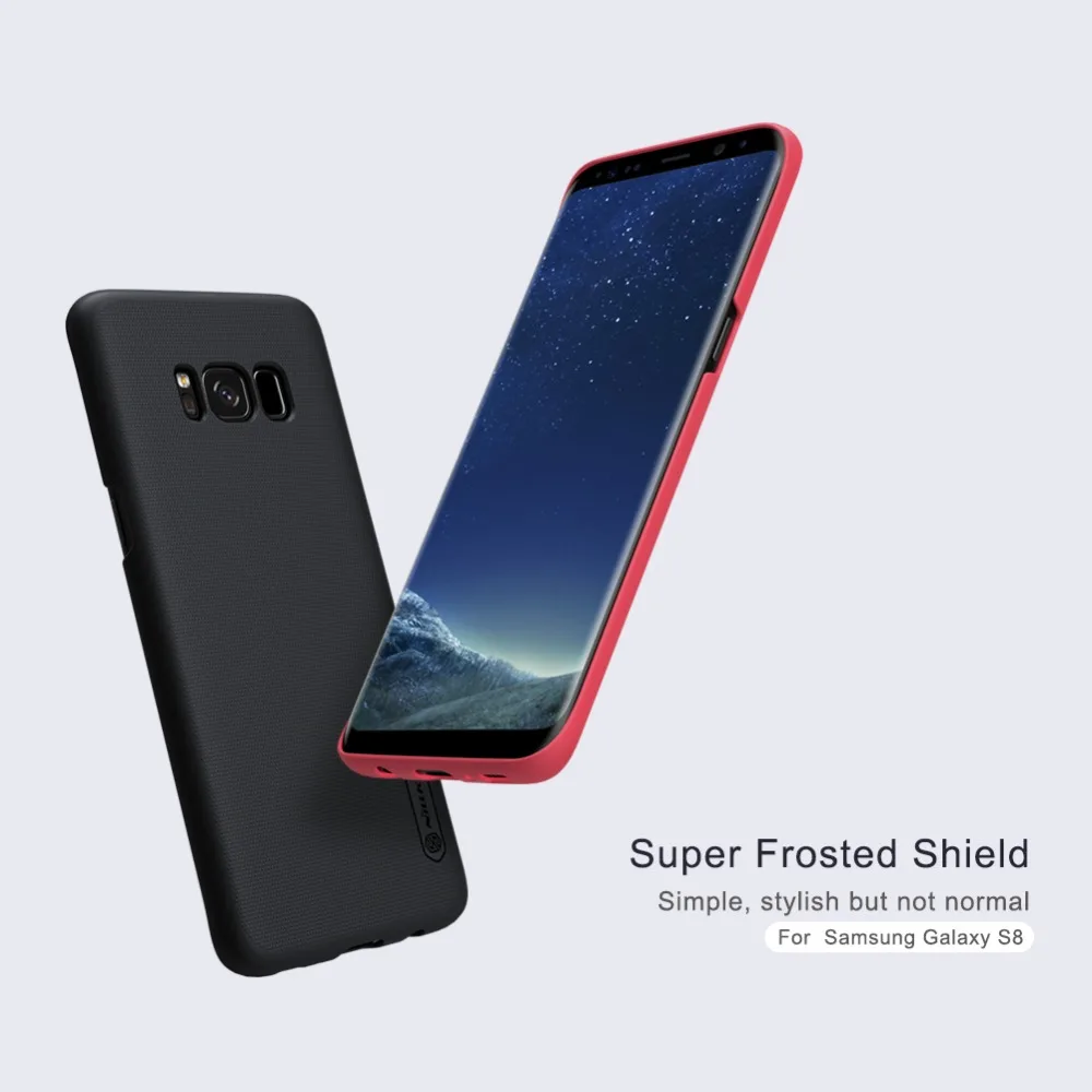 10pcs/lot wholesale Nillkin Super Frosted Shield Case For Samsung Galaxy S8 PC Hard Back Cover case 5.8 inch |