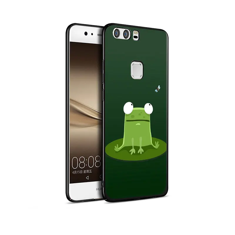 Милый мягкий чехол с зеленой лягушкой для телефона Huawei P9 P10 P20 30 P40 Pro Max P Lite smart Z Plus