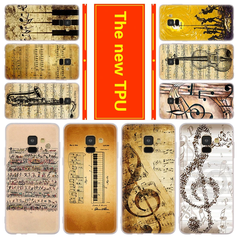 

Case For Samsung A32 A52 A72 A12 A42 5g A21S A50 A51 A3 A5 A6 A7 A8 Plus 2018 2017 Cover 2018 love Old Music Score Musical