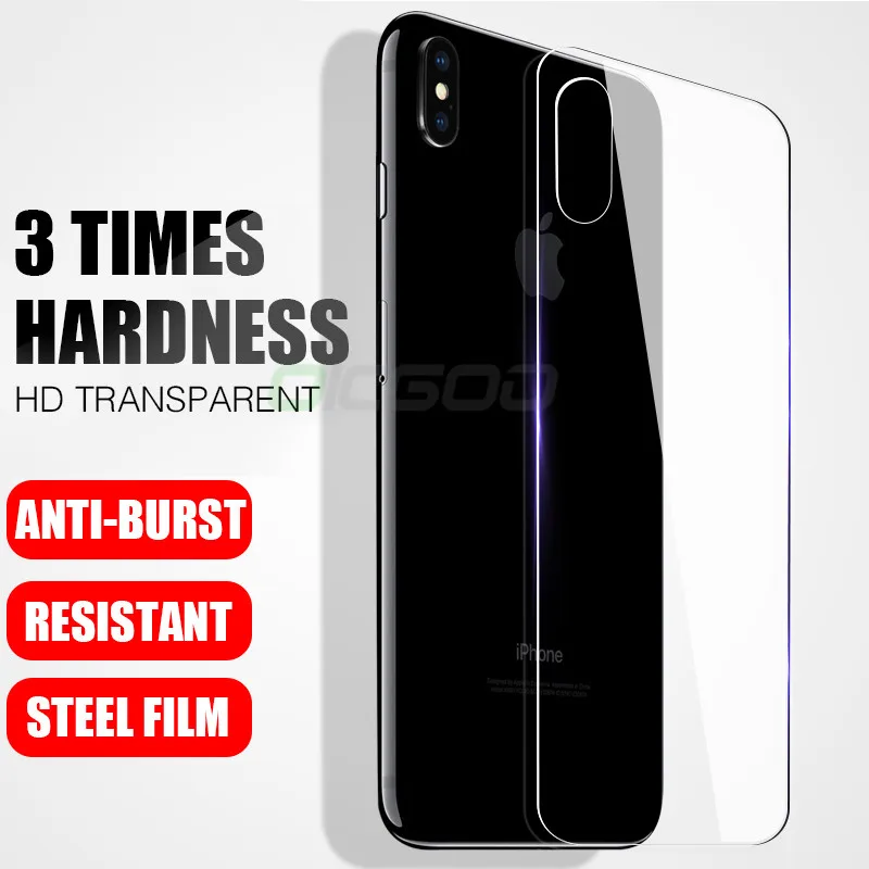 OICGOO Front Back Tempered Glass For Apple iPhone X 6S 7 8 Plus Scratch Proof Screen Protector Film iphone 6 10 | Мобильные телефоны