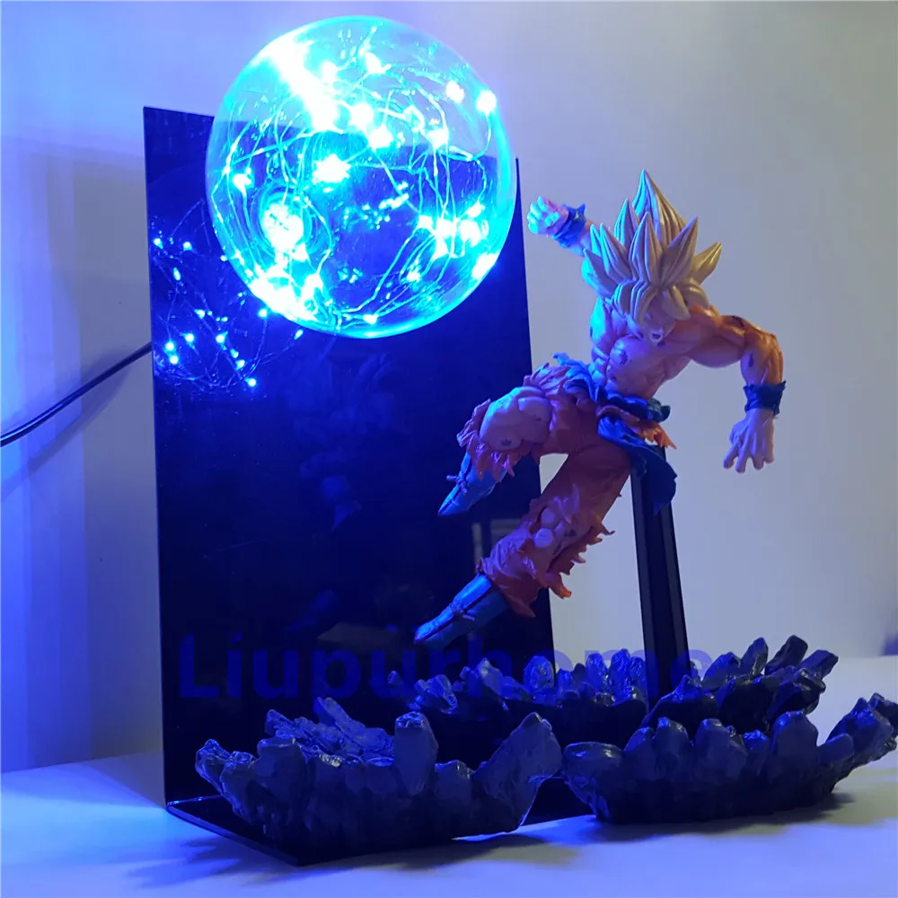 Dragon Ball Z Goku Супер Saiyan 2 Led ночник Жемчуг дракона супер Сон Гоку лампа украшение комнаты лампа Декор лампе