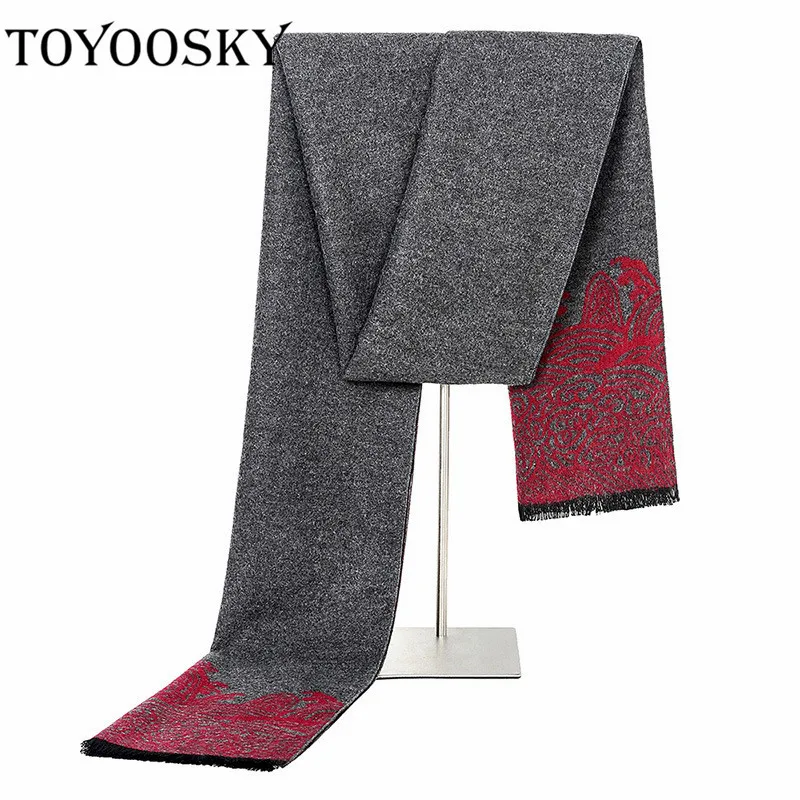 Toyoosky Новинка 2017 года Англия Бизнес отдыха Стиль осень-зима Для мужчин шарф