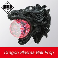 dragon plasma ball prop escape room supplier touching ball for certain time to unlock several trigger ways 999props