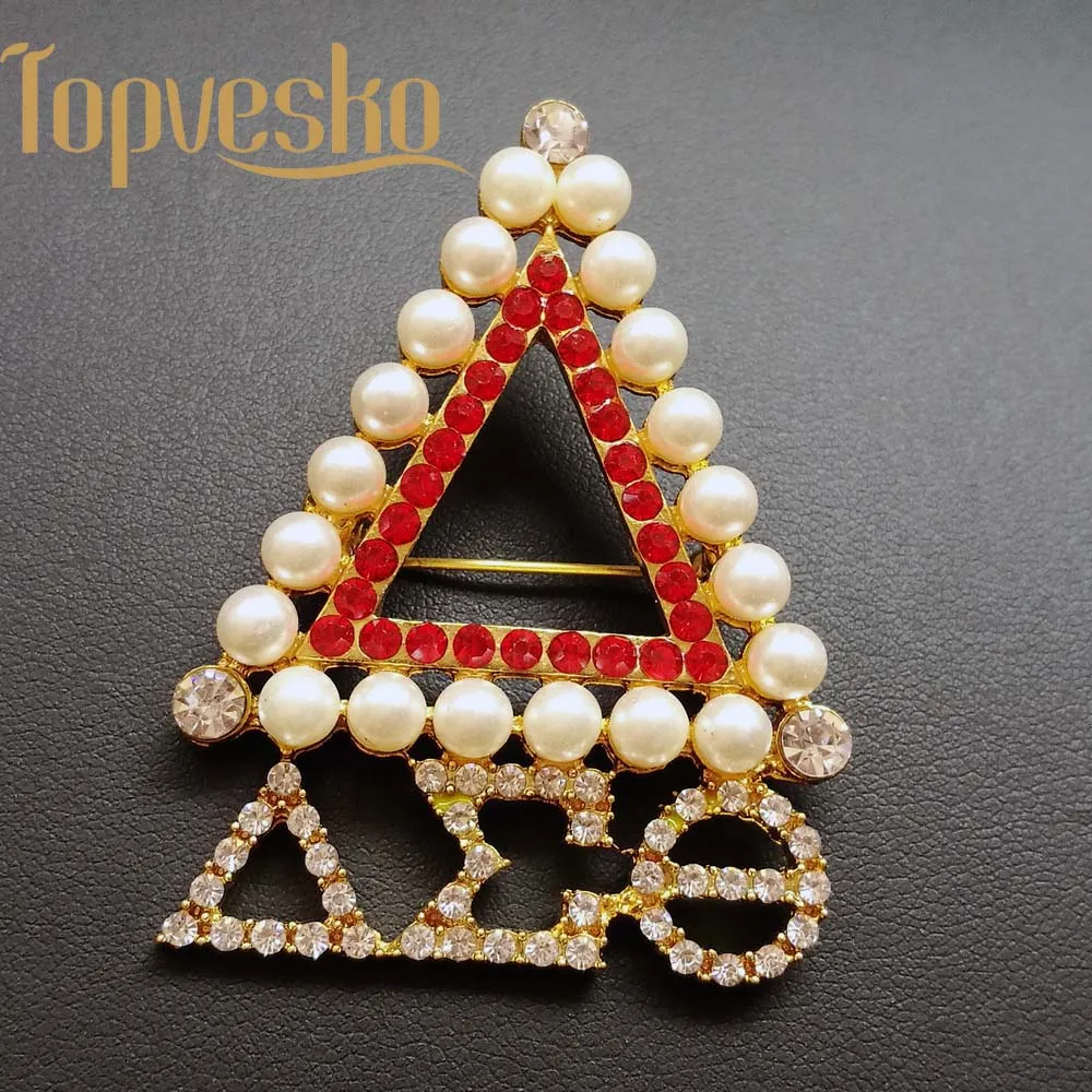 Дельта Сигма Theta Pin AEO DST жемчуг нагрудный знак брошь ювелирные изделия