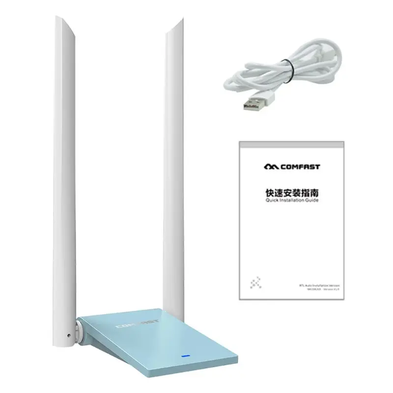 WU781A Wi-Fi адаптер USB 3,0 LAN Dongle 2* 6dbi антенны 802.11ac 150/600/1300 Мбит/с Dual Band Wlan приемник сетевая карта - Цвет: WU781A
