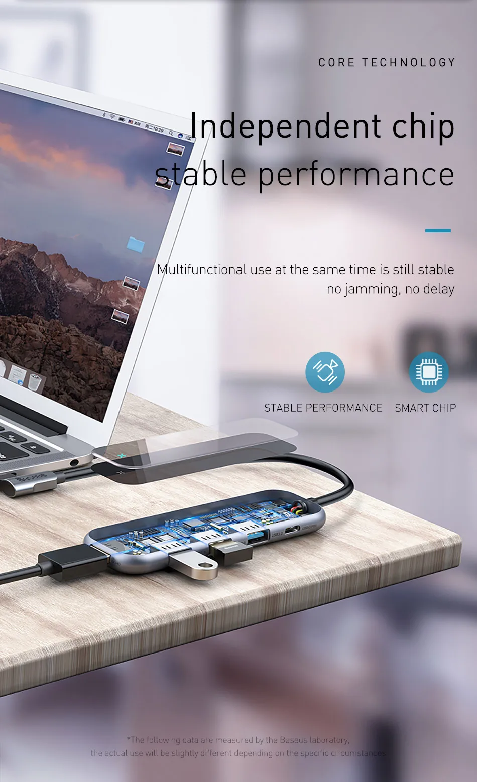 Baseus концентратор USB Type C к HDMI RJ45 Мульти USB 3,0 адаптер питания для MacBook Pro Air iWatch док-станция 3 порта USB-C usb-хаб разветвитель