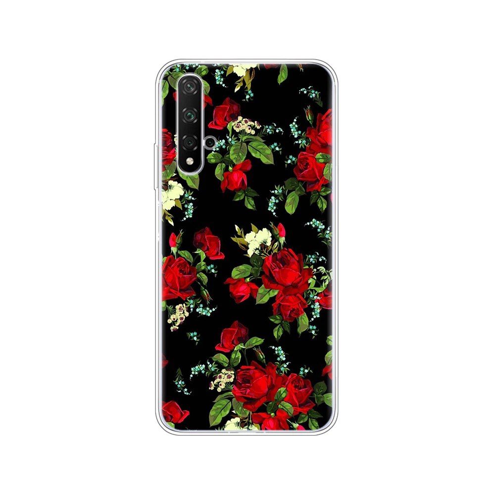80073 Чехол для Honor 20, силиконовый чехол на заднюю панель, чехол для телефона Huawei Honor 20 Pro Lite Honor20, YAL-L21, YAL-L41, роскошный мультяшный рисунок - Цвет: 80073
