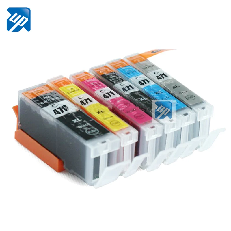 Картридж для CANON PIXMA MG7740 TS8040 TS9040 с чипом 6PK 470 471 PGI-470 PGBK CLI-471 GY | Компьютеры и офис