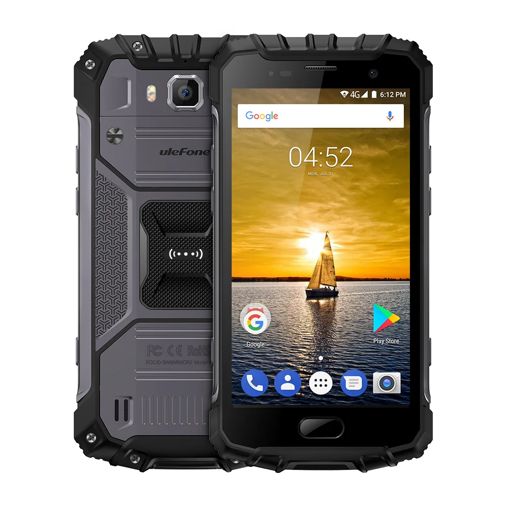Ulefone Armor 2 смартфон с 5 5-дюймовым дисплеем восьмиядерным процессором MTK6757 ОЗУ 6 ГБ