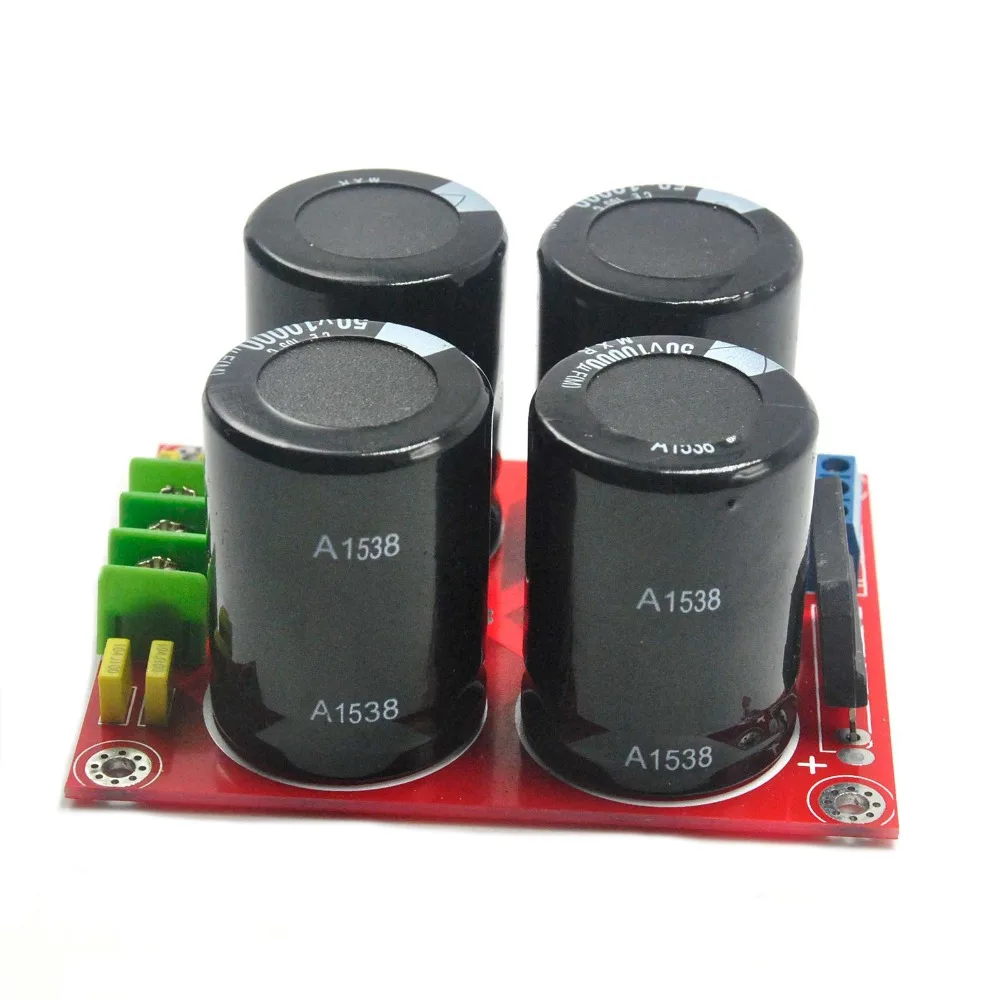 

4x 10000uF/50V Filter Capacitor Rectifier Power Supply Amplifier Board