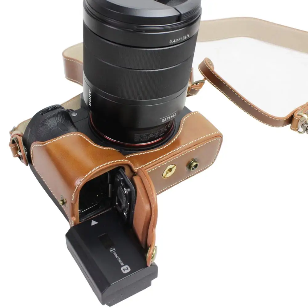 Чехол из искусственной кожи для камеры Sony A7R IV M4 с FE 24-70 мм F2.8 16-35 | Электроника